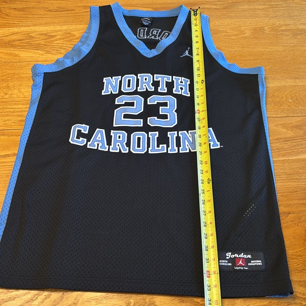 Vintage Jordan North Carolina National Championship Jersey 1982 used - Picture 2 of 9